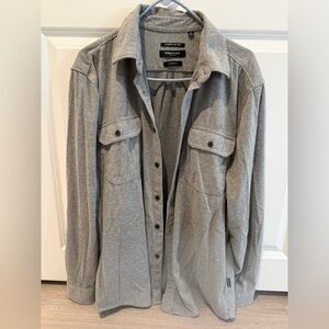 Kenneth Cole Light Gray Men's Shirt Jacket